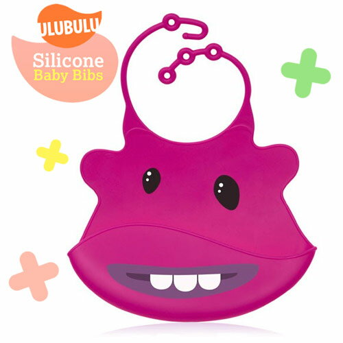 Ulubulu【ウルブル】サっと洗ってどんどん使える♪ぷにゅぷにゅ柔らかシリコンスタイ (S.A.M. Monster)シリコン スタイ ビブ 出産祝い お出掛け 旅行 ギフト feb19_pup
