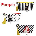 セクシー ピープル ポーチ B-6732 Peeple サテン地 化粧 メイクポーチ 小物 入れ キャラクター グッズ