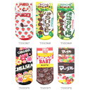 楽天BABUお菓子パッケージ レディース ソックス JGS お菓子 かわいい くるぶし 靴下 サイズ 22-24cm ジェイズプランニング