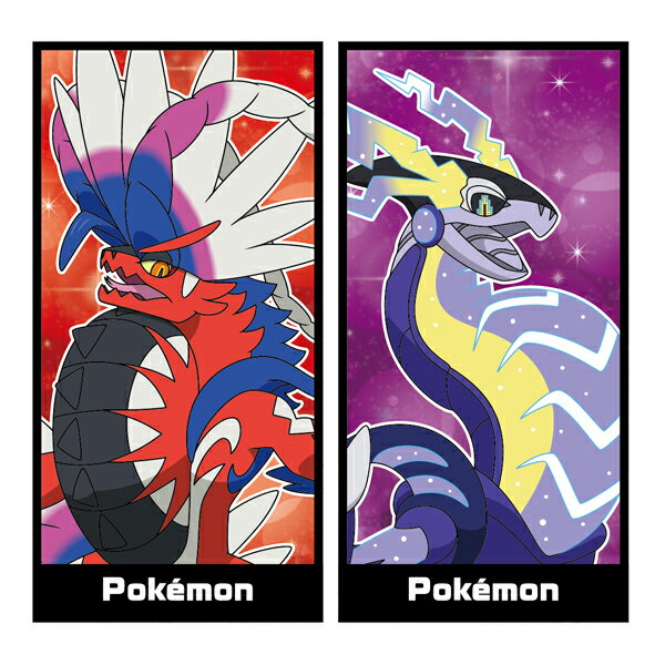 ポケモン SV 2Pミニタオル コライドン＆ミライドン PK43325 2枚組 プチタオル キャラクター 粧美堂 ポケットモンスター あす楽のサムネイル