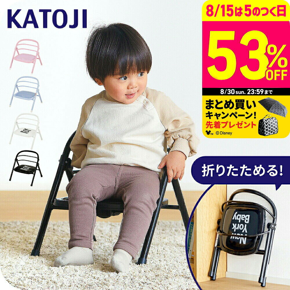 【6万円以上でプレゼント！】KATOJI カトージ 折りたたみパイプイス 送料無料 / 軽...