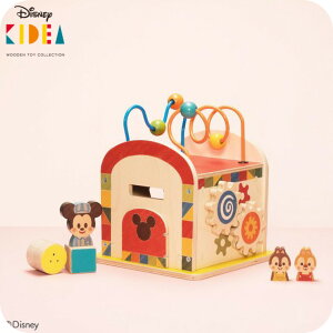 お得なクーポン配布中!KIDEA BUSY BOX ミッキー&フレンズ ミッキー チップとデール 積み木 キディア (送料無料)/ 知育玩具 つみき 出産祝い プレゼント 女の子 男の子 ディズニー ベビー 写真入り メッセージカード おもちゃ キデア ギフト プレゼント ベビー用品