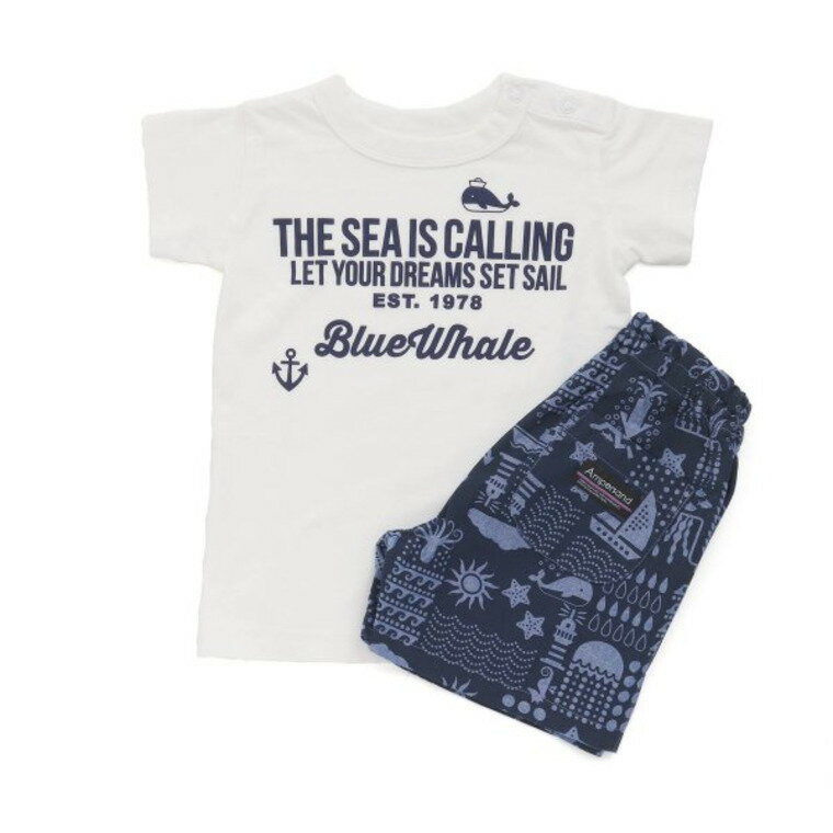 子供服 マリン柄ワンマイルウェア / ベビー服 キッズ服 男の子 女の子 （Ampersand） アンパサンド F.O..