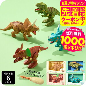 1000円ポッキリ F.O.TOYBOX DIY TOY DINOS 送料無料 / 恐竜 組み立て 知育 玩具 おもちゃ 男の子のおもちゃ スティラコサウルス ディロフォサウルス ティラノサウルス トリケラトプス F.Oインターナショナル エフオー トイボックス ベビー用品 アパレルクーポン対象