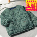 中に着るとあったかキルトジャケット/ キルティング ライトインナージャケット 上着 アウター コート 秋 冬 ノーカラー 軽い 男の子 女の子 カジュアル 通園...
