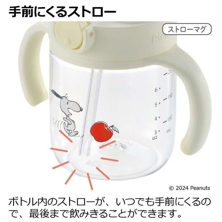 リッチェル(Richell) ピーナッツ コレクション おでかけストローマグセットFS 送料...