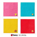 サッシー 知育玩具 ゆうパケット 送料無料【Sassy サッシー】ミニタオル(イエロー・ブルー・ピンク・レッド) 知育 出産祝い 内祝い 誕生日 お祝い プレゼント ギフト