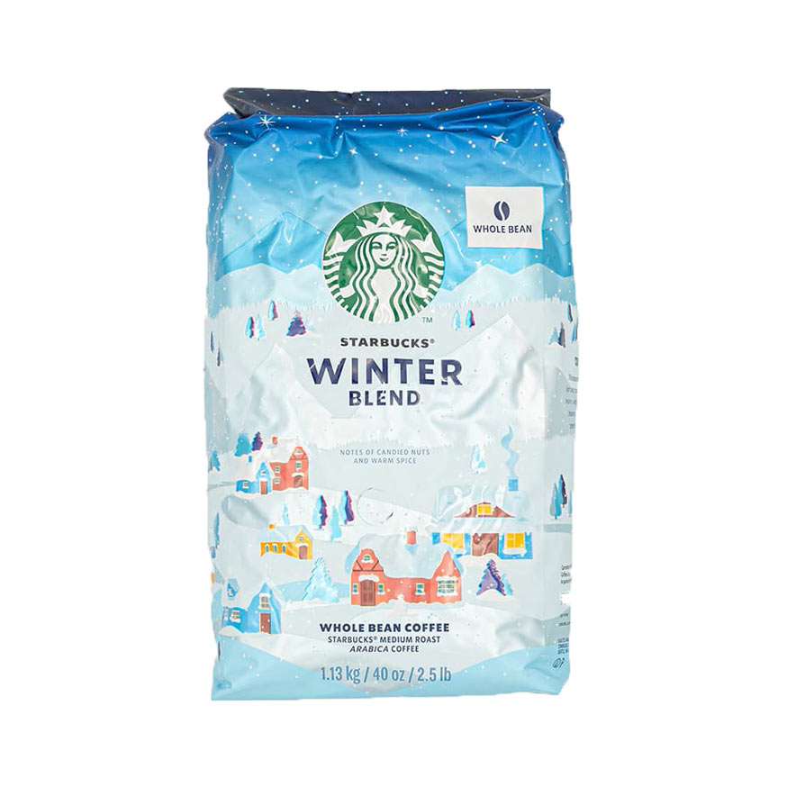 冬季限定【STARBUCKS】スターバックス ウィンターブレンド 豆 レギュラーコーヒー スタバ ウインターブレンド 珈琲 コーヒー豆 STARBUCKS Winter Blend costco コストコ 送料無料のサムネイル