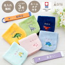 ハンカチ タオルハンカチ ネームタグ 名入れ 子供 刺繍 今治 ギフト セット プレゼント オリジナル 名前入り 女の子 男の子 恐竜 植物 花 入学 入園 保...