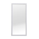 軽量 壁掛けミラー 壁掛け ミラー 鏡 ホワイト 白 高さ60 四角形 ウォールミラー ウォール スリム
