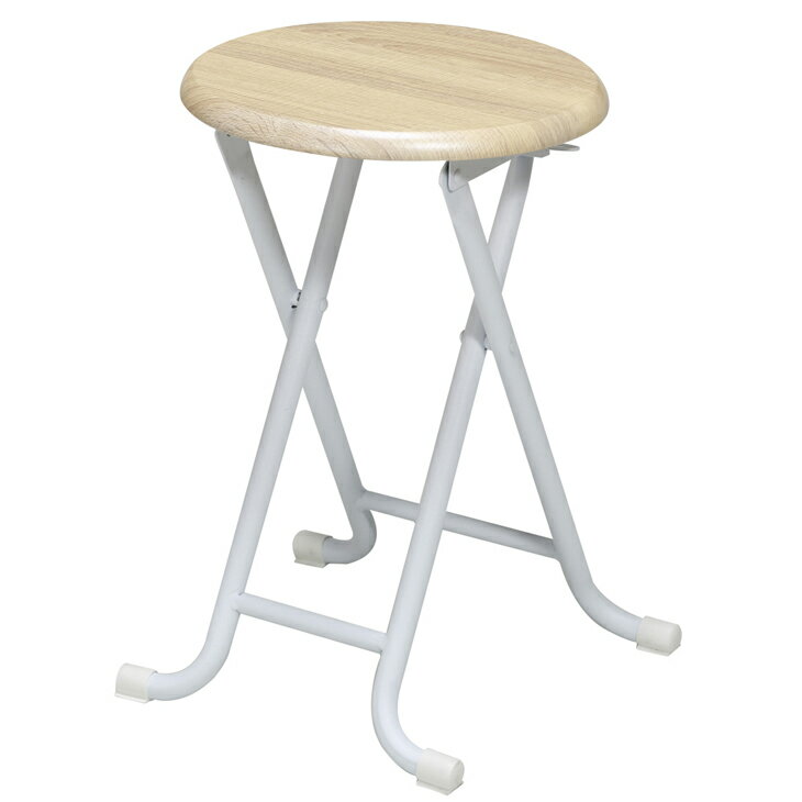 木目 折りたたみ スツール 完成品 折りたたみ コンパクト チェア 椅子 いす イス ダイニングチェ ...