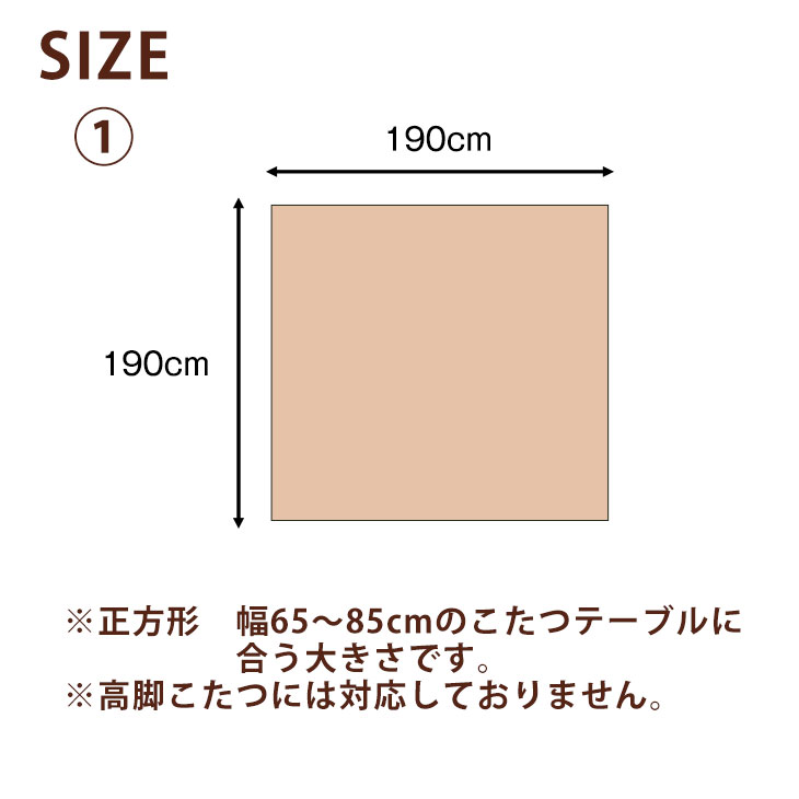 ★20時〜4時間P5倍★ こたつ上掛け こたつカバー 正方形 長方形 カバー 汚れない クリア クリアシート 防水 ビニール 190×190 190×240 2サイズ