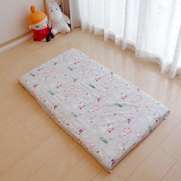 MOOMIN BABY ムーミン フィットシーツ ベビーサイズ 70×120cm | 布団カバー 敷布団カバー 敷ふとんカバー 敷き布団カバー しき布団カバー ベビーシーツ カバー 替え 洗濯 日本製 ダブルガーゼ 保育園 入園準備 ワンタッチシーツ
