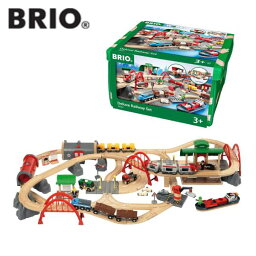 【ラッピング無料】BRIO レール＆ロードデラックスセット 33052 ブリオ【北海道・沖縄及び離島発送不可】