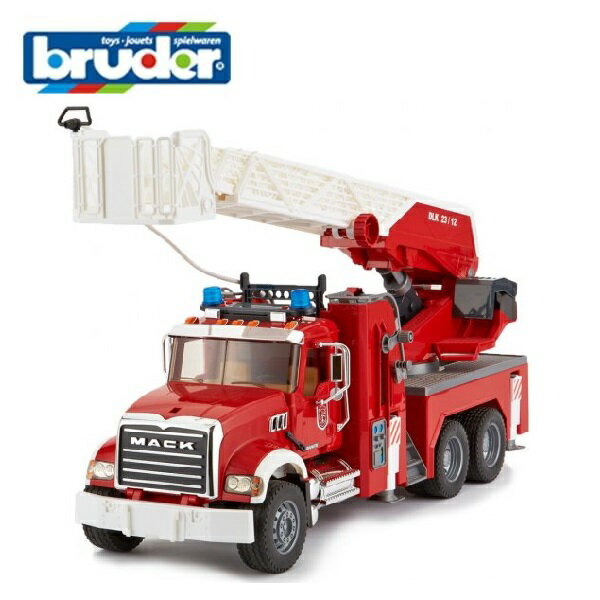 【おまけステッカー同梱】Bruder（ブルーダー）MACK 消防車 BR02821 働くくるま【北海道・沖縄及び離島発送不可】