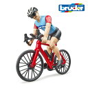 Bruder(ブルーダー) ロードバイク(フィギュア付き) 063110 ドイツ製 【北海道・沖縄及び離島発送不可】