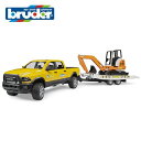 Bruder(ブルーダー) Ram レンタルサービス&ミニショベル BR02546 【北海道・沖縄及び離島発送不可】