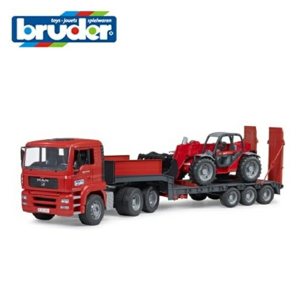 【おまけステッカー同梱】Bruder（ブルーダー）プロシリーズ MAN トラック&Manitou テレスコープローダー MLT633 BR02774【北海道・沖縄及び離島発送不可】