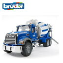 Bruder(ブルーダー)MACK セメントミキサー BR02814 工事現場で働くくるま【北海道・沖縄及び離島発送不可】