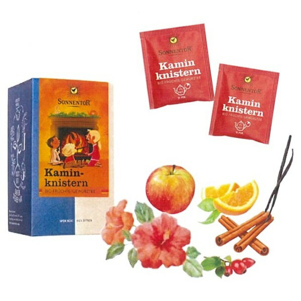 暖炉でくつろぐフルーツティー ローズヒップ 冬の夜に 有機ハーブティー オーガニックハーブティー ゾネントア SONNENTOR 【※北海道・沖縄及び離島は発送不可】のサムネイル