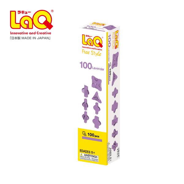 ラキュー フリースタイル100 ラベンダー 追加パーツ 100ピース LaQ lavender 