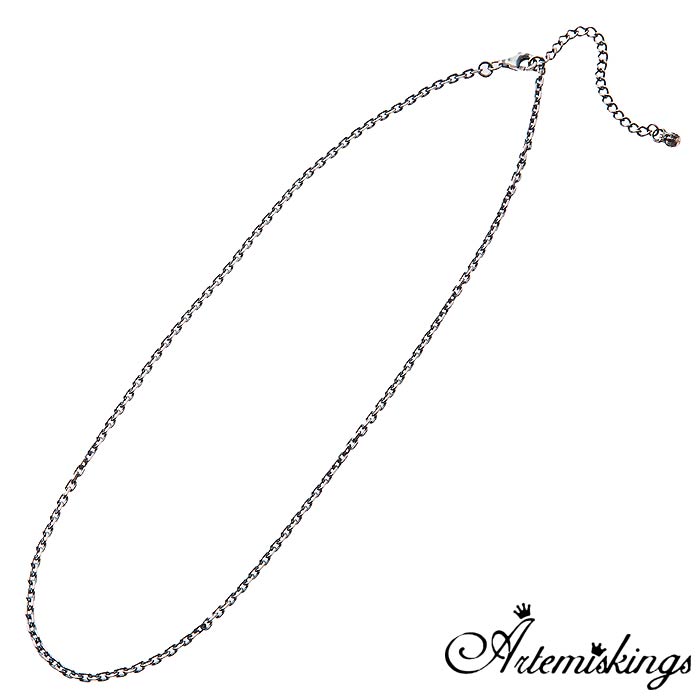 アルテミスキングス ARTEMIS KINGS 4面カット AK シルバー アズキ チェーン 2.5mm 45cm AKCN0014