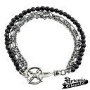 【ポイント5倍!27日まで】 アルテミスクラシック Artemis Classic ブラック スピネル 3連 シルバー ブレスレット アクセサリー メンズ キュービック ACB0102