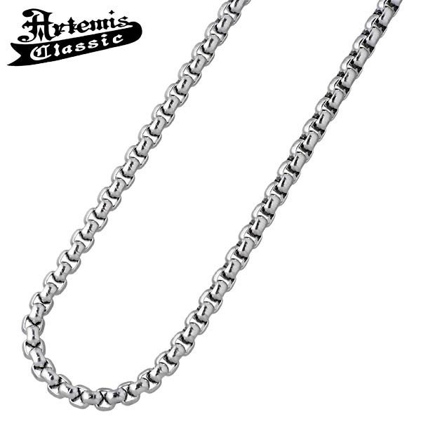 アルテミスクラシック Artemis Classic 甲丸ベネチアン ステンレスチェーン 3.3mm 50cm シルバー925 スターリングシルバー ACCN0...