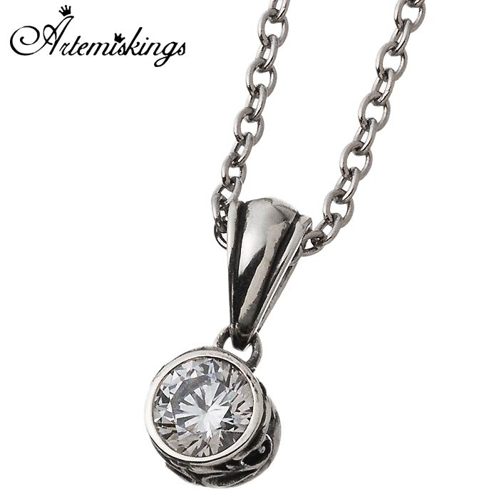 アルテミスキングス ARTEMIS KINGS ソリティアハーベスト シルバー ペンダント キュービックジルコニア 唐草 アラベスク ギフト プレゼント シルバ...