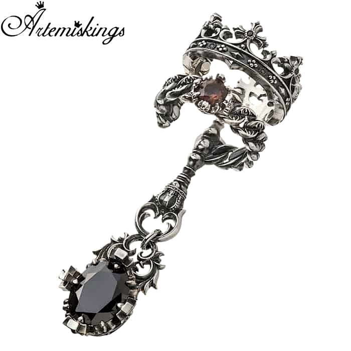 アルテミスキングス ARTEMISKINGS マルチ クラウン シルバー イヤーカフ 片耳分 AKE0117