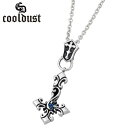 【ポイント3倍!18日限り 】 クールダスト cooldust FUNKOUTS インバーテッドクロス シルバー ネックレス アクセサリー 逆十字 カラーストー...
