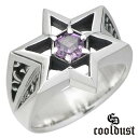 クールダスト cooldust FUNKOUTS ヘキサグラム シルバー リング 指輪 アクセサリー アレキサンドライト 六芒星 シルバー925 スターリングシ...