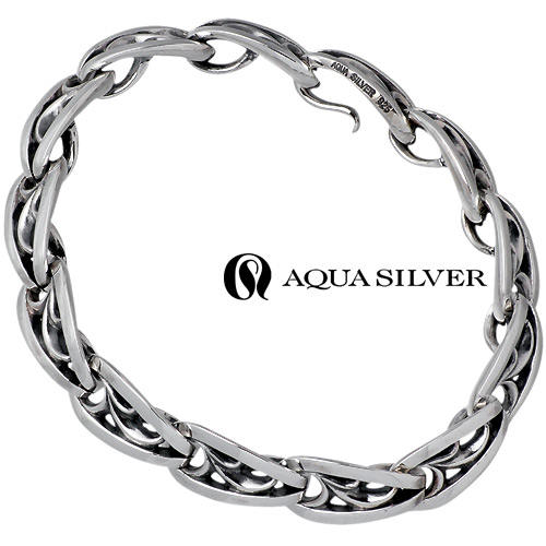 アクアシルバー ブレスレット メンズ アクアシルバー AQUA SILVER アラベスク シルバー ブレスレット アクセサリー メンズ シルバー925 スターリングシルバー ASB006F