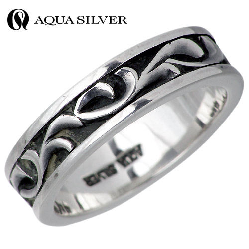 アクアシルバー AQUA SILVER 指輪 アラベスク シルバー リング 唐草 アクセサリー 7〜21号 シルバー925 スターリングシルバー ASR037F