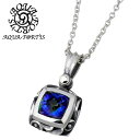【ポイント5倍! 18日まで!】 アクアフォーティス AQUA FORTIS アラベスク シルバー ペンダントトップ アクセサリー ストーン スクエア シルバー...