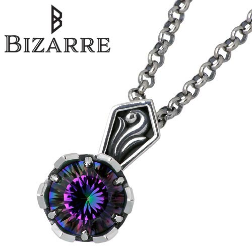 ビザール ネックレス（メンズ） ビザール BIZARRE プレシャス クラウン シルバー ペンダントトップ アクセサリー 王冠 クォーツ シルバー925 スターリングシルバー STJ030