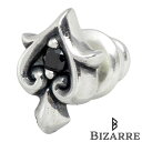 ビザール ピアス メンズ ビザール BIZARRE トランプ スペード シルバー スタッド ピアス アクセサリー 1個売り 片耳用 キュービック シルバー925 スターリングシルバー SPJ053