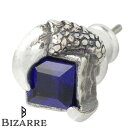 ビザール ピアス メンズ ビザール BIZARRE ドラゴン クロウ シルバー ピアス アクセサリー 1個売り ブルースピネル シルバー925 スターリングシルバー SPJ056BS