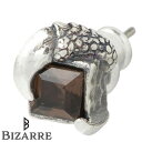 ビザール ピアス メンズ ビザール BIZARRE ドラゴン クロウ シルバー ピアス アクセサリー 1個売り スモーキークォーツ シルバー925 スターリングシルバー SPJ056SQ