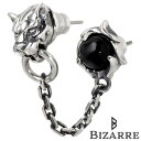 ビザール ピアス メンズ ビザール BIZARRE フレグランスド パンサー ダブル シルバー ピアス アクセサリー 1個売り 片耳用 シルバー925 スターリングシルバー SPJ068SV