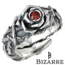 ビザール 指輪 メンズ ビザール BIZARRE シークレット ローズ シルバー リング 指輪 アクセサリー シルバー 薔薇 バラ シルバー925 スターリングシルバー SRJ088SV