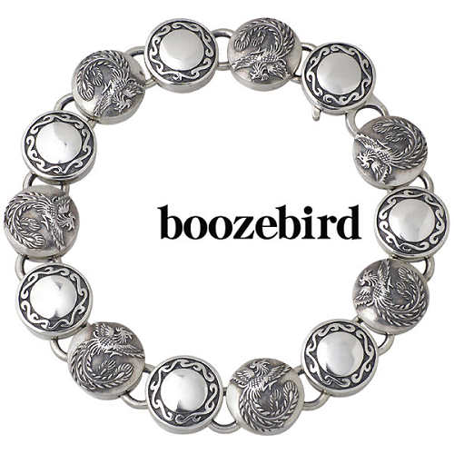 ブーズバード boozebird 鳳凰 シルバー ブレスレット アクセサリー 12コマ シルバー925 スターリングシルバー bd010-12 1