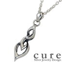 【ポイント10倍!スーパーSALE】 キュア cure フロー シルバー ネックレス アクセサリー チェーン付き シルバー925 スターリングシルバー CU-PE-029CL60