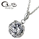 【ポイント3倍!18日限り 】 キュア cure リリィー スコープ シルバー ネックレス アクセサリー チェーン付き キュービック CZ シルバー925 スタ...