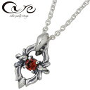 キュア cure コライド ブルックル シルバー ネックレス アクセサリー チェーン付き ガーネット シルバー925 スターリングシルバー CU-PE-098GNCL60