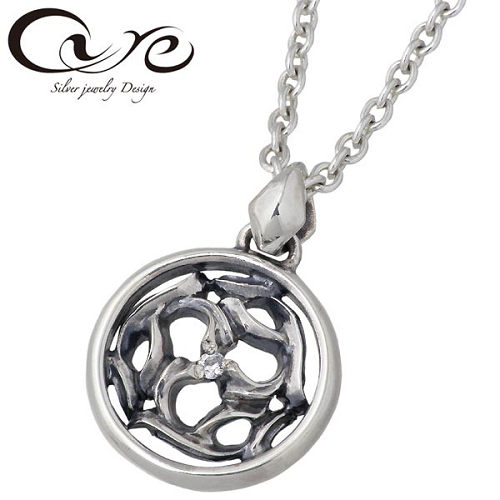 キュア cure バイン シルバー ネックレス アクセサリー S ストーン シルバー925 スターリングシルバー CU-PE-121CL60