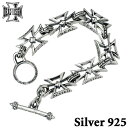 【ポイント5倍! 18日まで!】 ディールデザイン DEAL DESIGN クロス ガード シルバー ブレスレット アクセサリー シルバー925 スターリングシ...