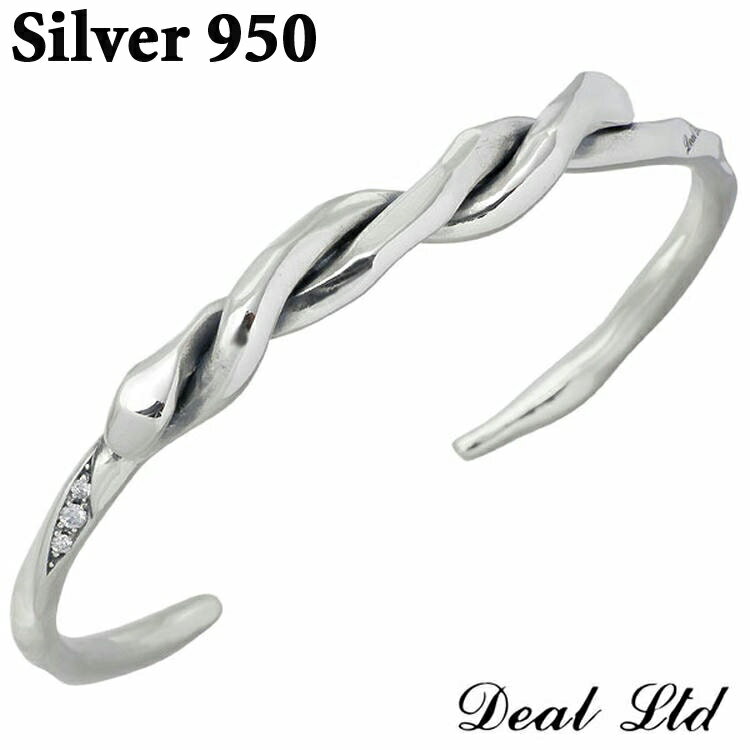 ディールエルティーディー DEAL LTD HAMMERD SNAKE BANGLE シルバー バングル アクセサリー CZ ヘビ ブレスレット アクセサリー ...