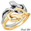 fB[GeB[fB[ DEAL LTD KNOT SNAKE RING DOUBLE K10 S[hRr O w ANZT[ 5`23 Y fB[X Xl[N fB[fUC DEAL DESIGN 310230K10