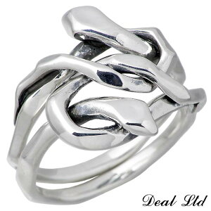 ǥ륨ƥǥ DEAL LTD KNOT SNAKE RING DOUBLE SV С   ꡼ 523  ǥ ͡ ǥǥ DEAL DESIGN 310230SV